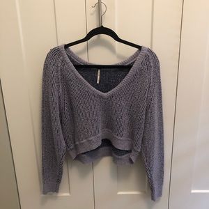 Free People cropped sweater